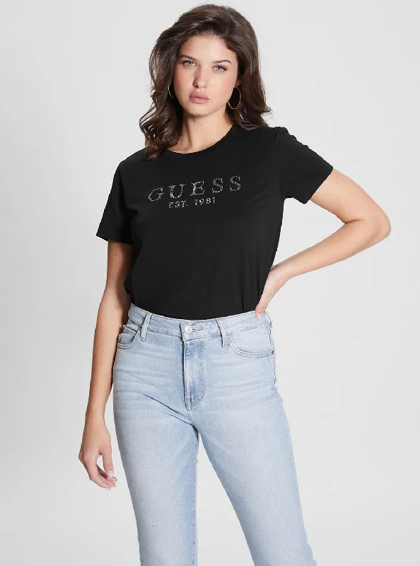 Eco Black 1981 Crystal Logo T-Shirt