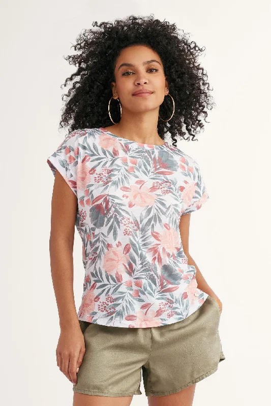 T-shirt imprimé floral - Femme