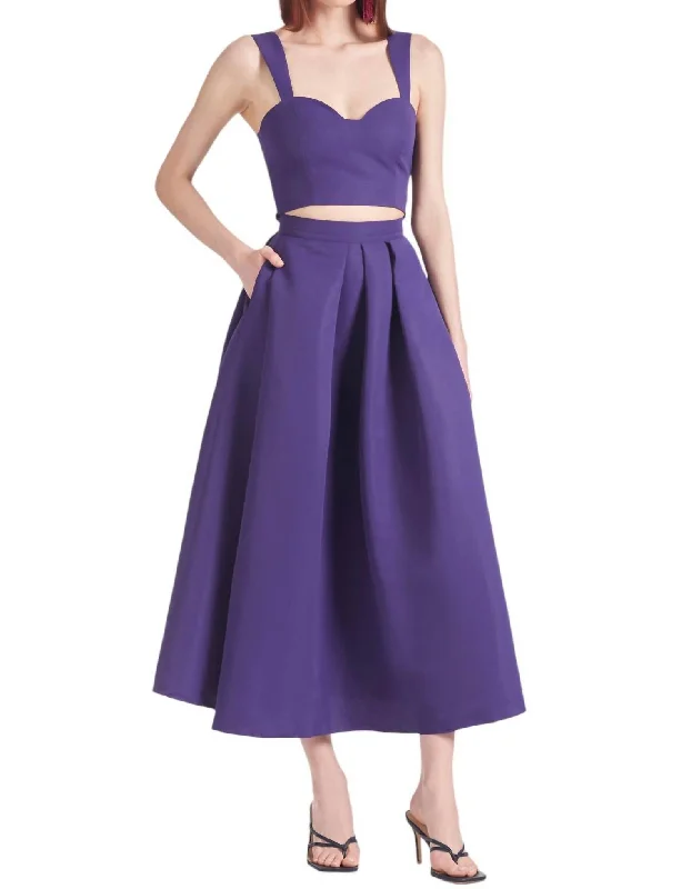 Leighton Skirt In Amethyst