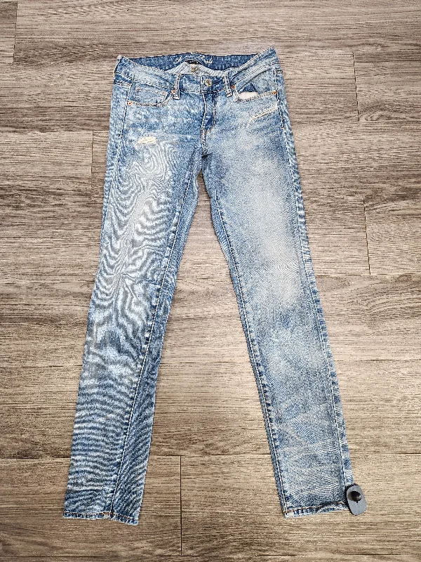 Jeans Skinny By American Eagle In Blue, Size: 6