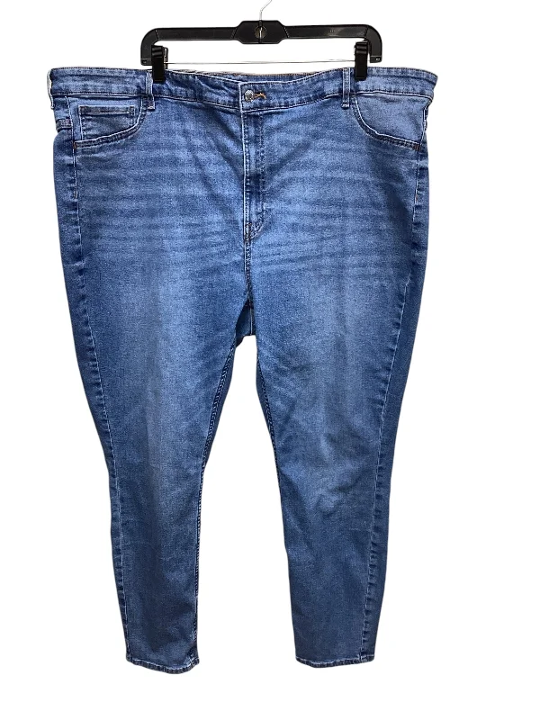 Jeans Skinny By H&m In Blue Denim, Size: 3x