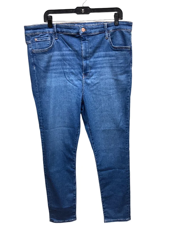 Jeans Skinny By H&m In Blue Denim, Size: 3x