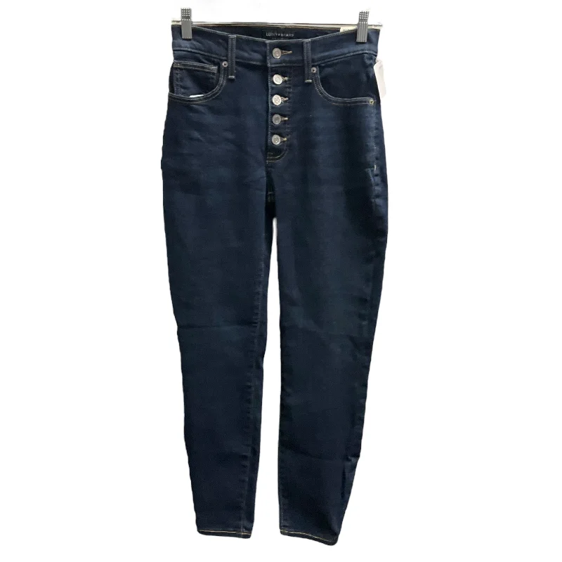 Jeans Skinny By Lucky Brand In Blue, Size:4