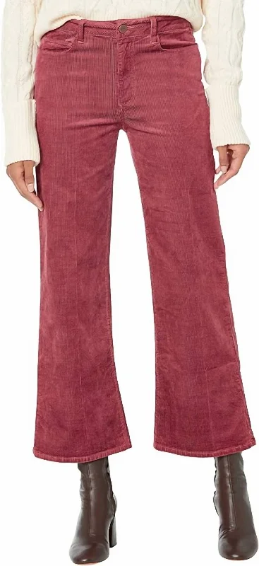 Leenah Ankle Jeans In Dusted Berry