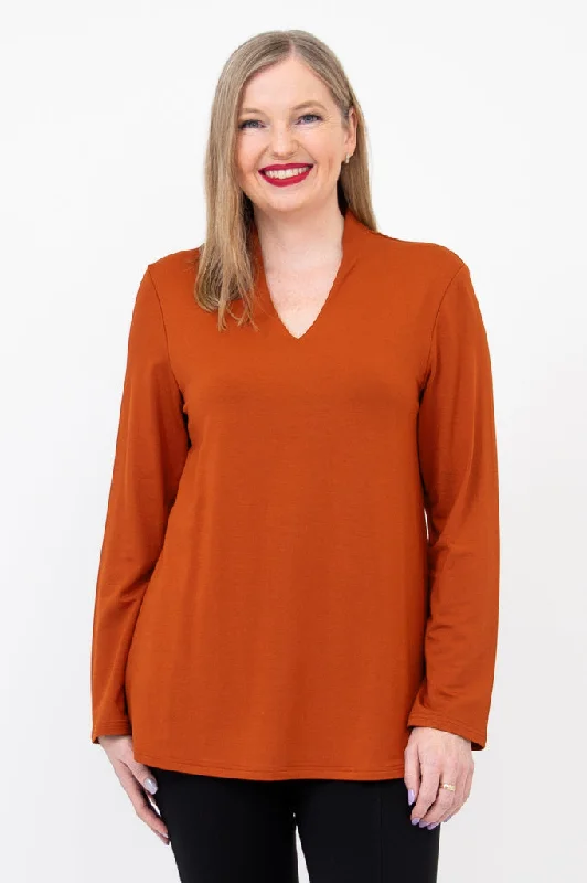 Chimmy Top, Copper, Bamboo