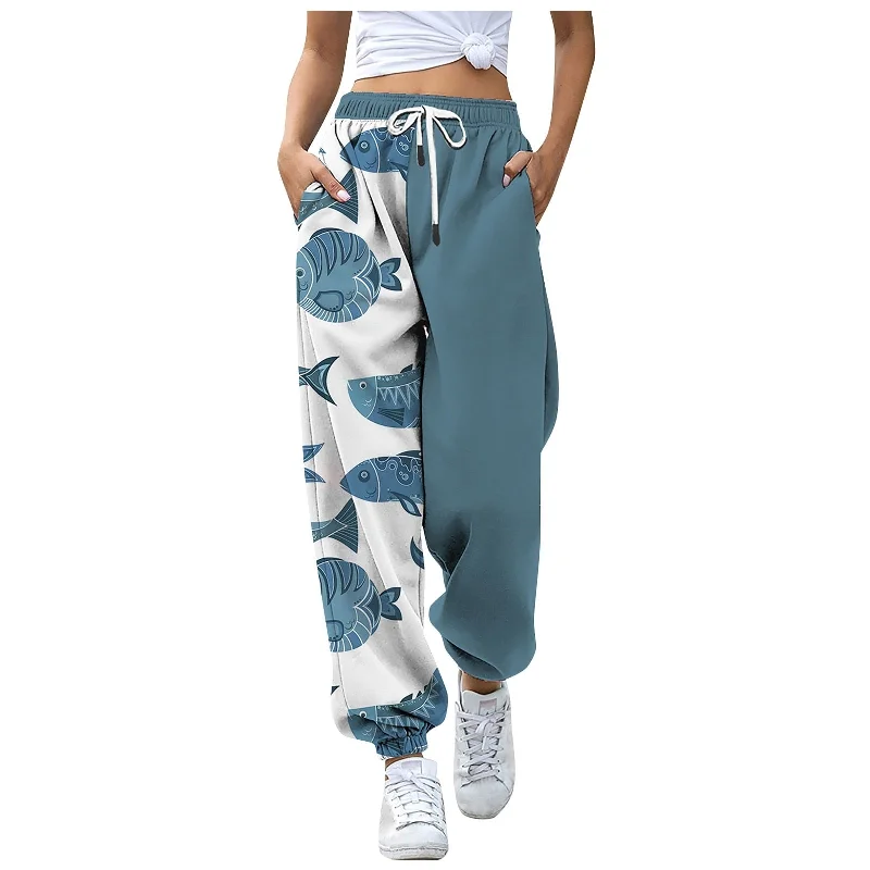 Amy Fashion - Sweatpants Casual Animal Printed Pattern Trousers