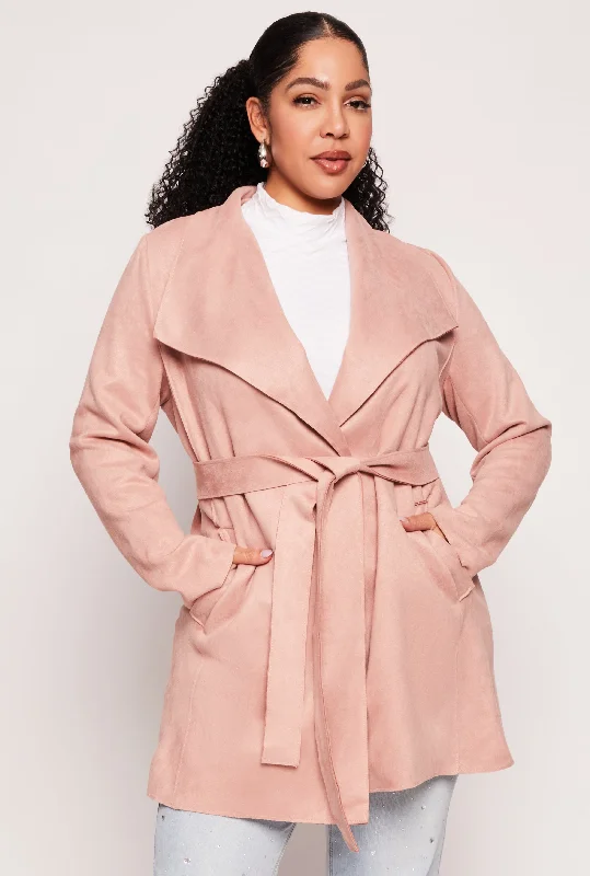 Plus Size Haute Monde Wrap Coat