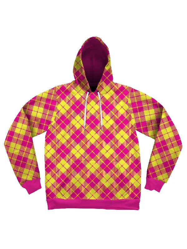 Neon Yellow & Pink Unisex Hoodie