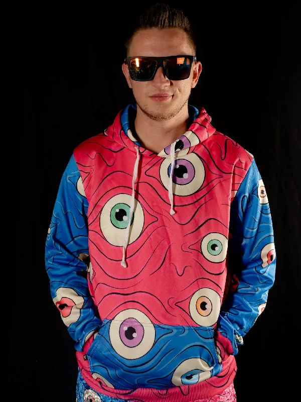 Eyes (Pink/Blue) Unisex Hoodies