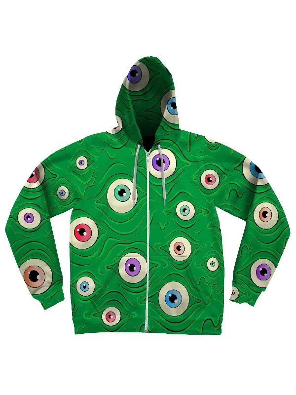 Eyes Unisex Zip-Up Hoodies