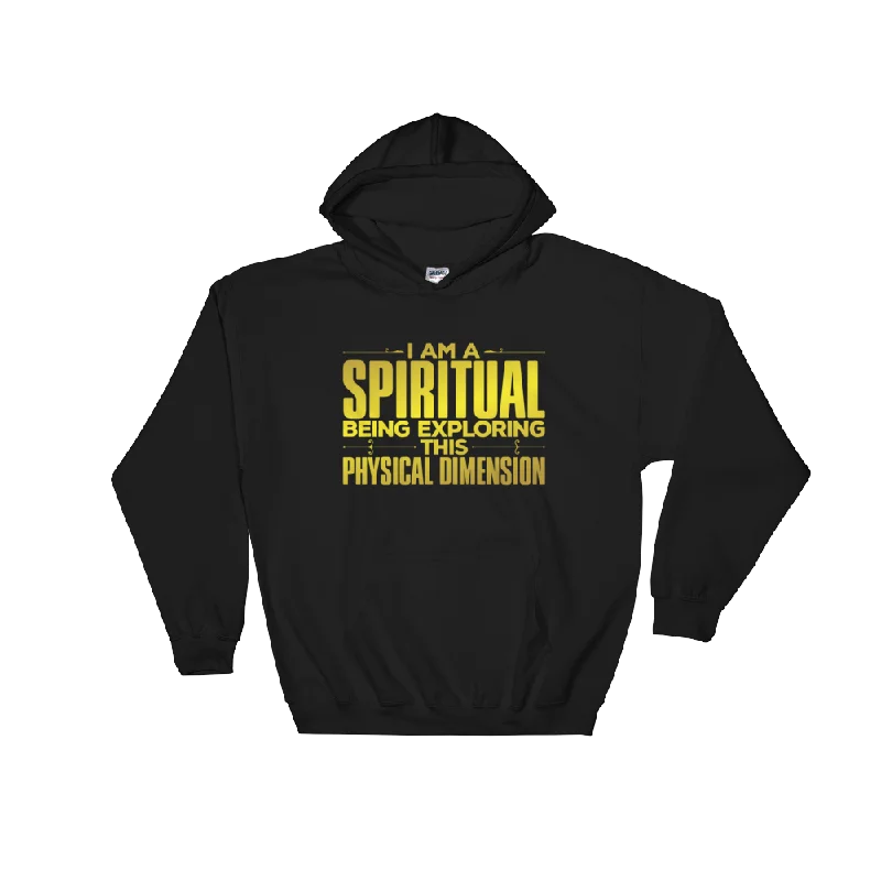 I Am a Spiritual Being: Hooded Sweatshirt