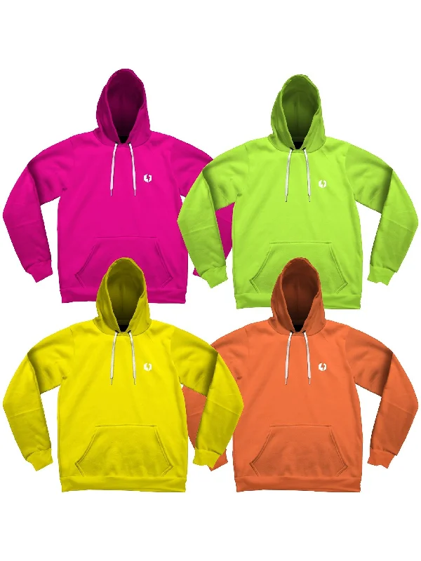 Neon Unisex Pullover Hoodies