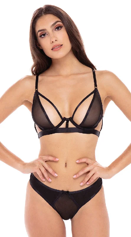 New In Town Mesh Bra Set